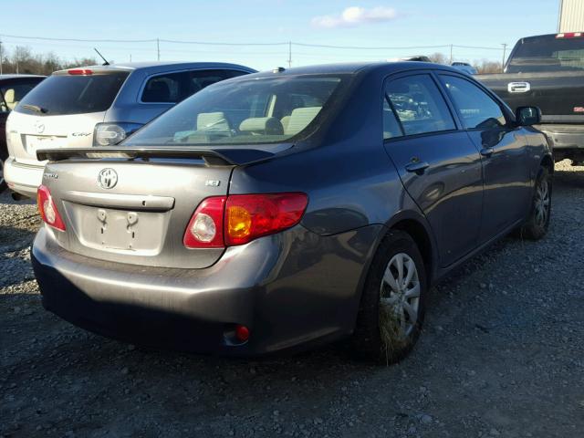 JTDBL40E399053559 - 2009 TOYOTA COROLLA BA GRAY photo 4