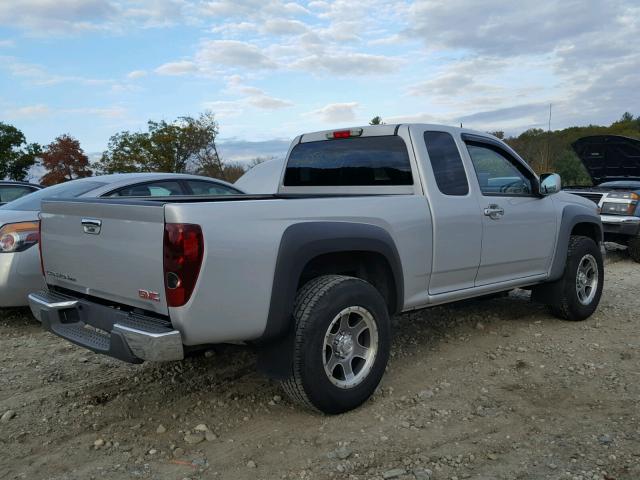 1GTJ6MF93C8102530 - 2012 GMC CANYON SLE SILVER photo 4