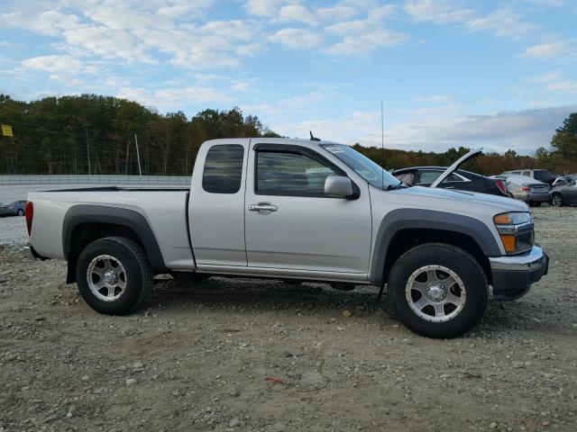 1GTJ6MF93C8102530 - 2012 GMC CANYON SLE SILVER photo 9