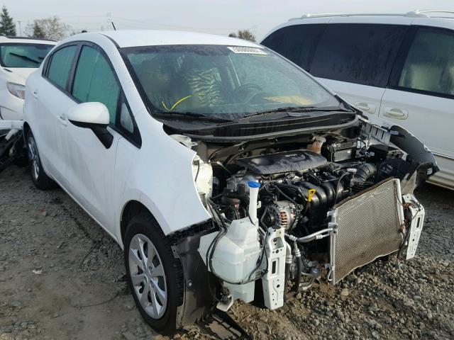 KNADM4A39G6669023 - 2016 KIA RIO LX WHITE photo 1