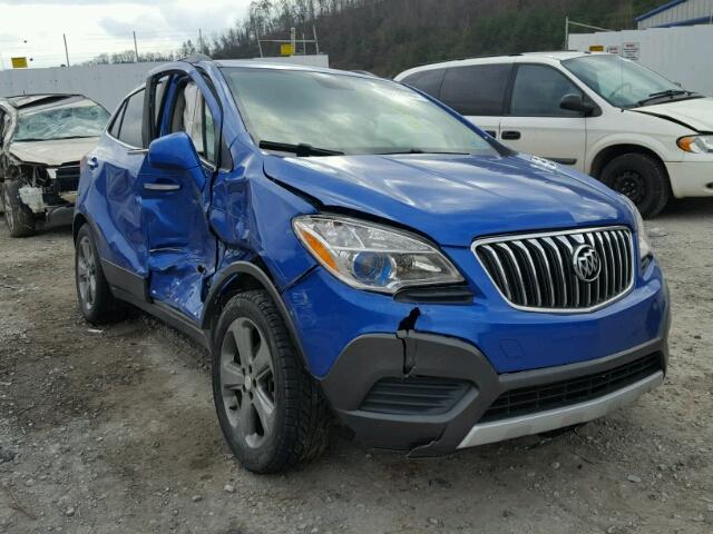 KL4CJASB4DB190808 - 2013 BUICK ENCORE BLUE photo 1