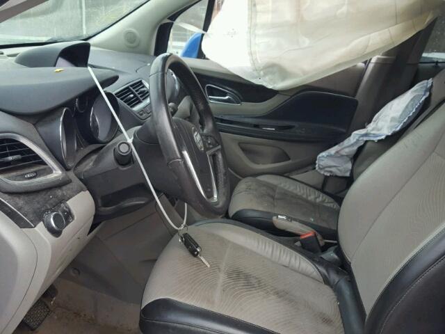 KL4CJASB4DB190808 - 2013 BUICK ENCORE BLUE photo 5