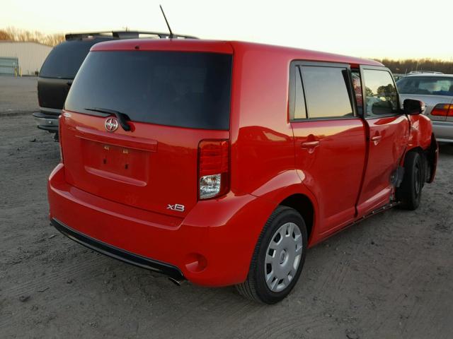 JTLZE4FE8DJ046179 - 2013 TOYOTA SCION XB RED photo 4