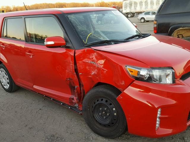 JTLZE4FE8DJ046179 - 2013 TOYOTA SCION XB RED photo 9