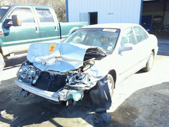 1HGCG5641YA035640 - 2000 HONDA ACCORD LX SILVER photo 2