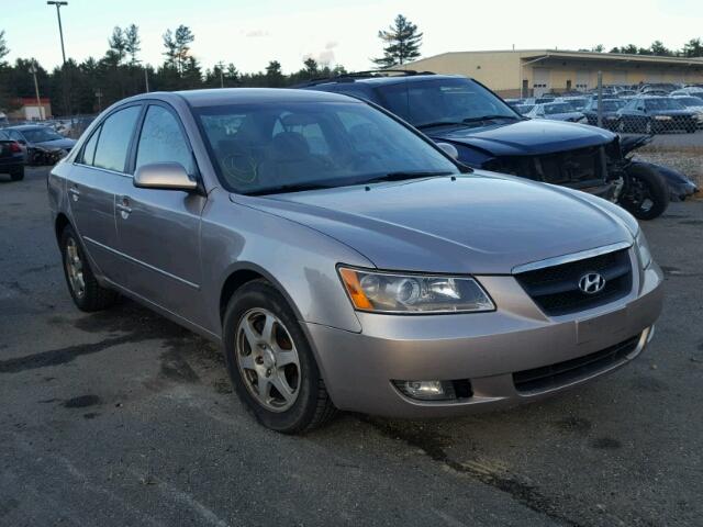 5NPEU46FX6H038876 - 2006 HYUNDAI SONATA GLS GRAY photo 1