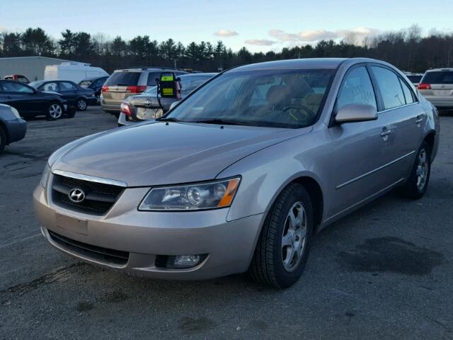 5NPEU46FX6H038876 - 2006 HYUNDAI SONATA GLS GRAY photo 2