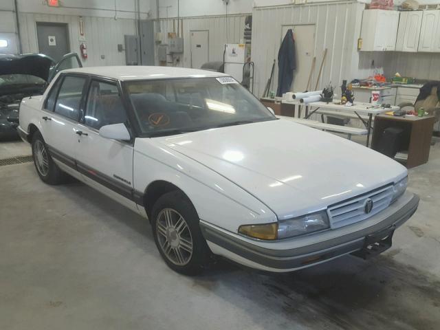 1G2HX54C9M1235369 - 1991 PONTIAC BONNEVILLE WHITE photo 1