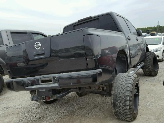 1N6BA07D58N349410 - 2008 NISSAN TITAN XE BLACK photo 4