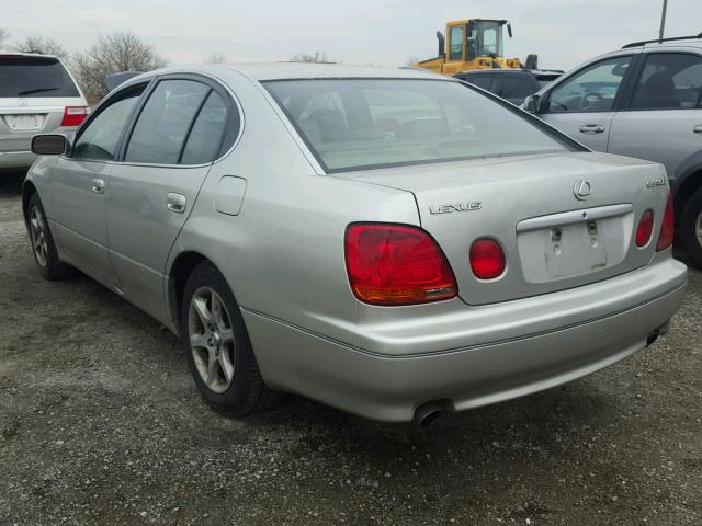 JT8BD69SX10132218 - 2001 LEXUS GS 300 SILVER photo 3