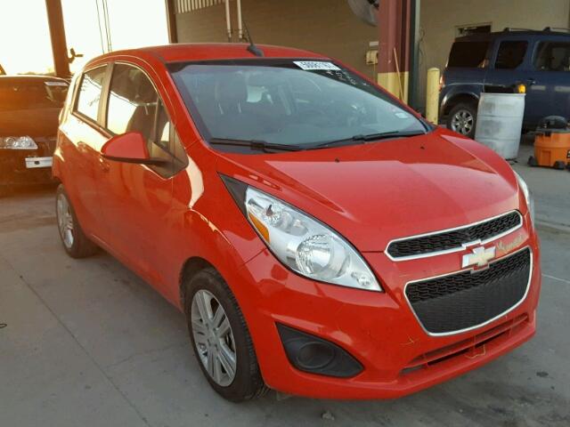 KL8CB6S95EC459190 - 2014 CHEVROLET SPARK LS RED photo 1