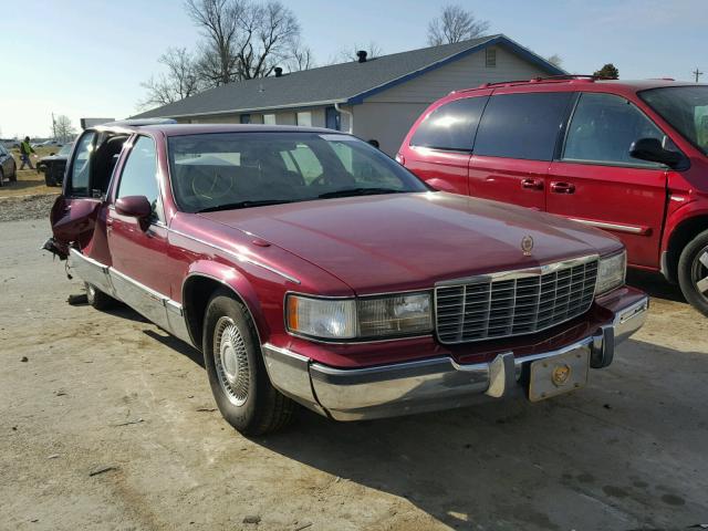 1G6DW52P4RR718105 - 1994 CADILLAC FLEETWOOD BURGUNDY photo 1