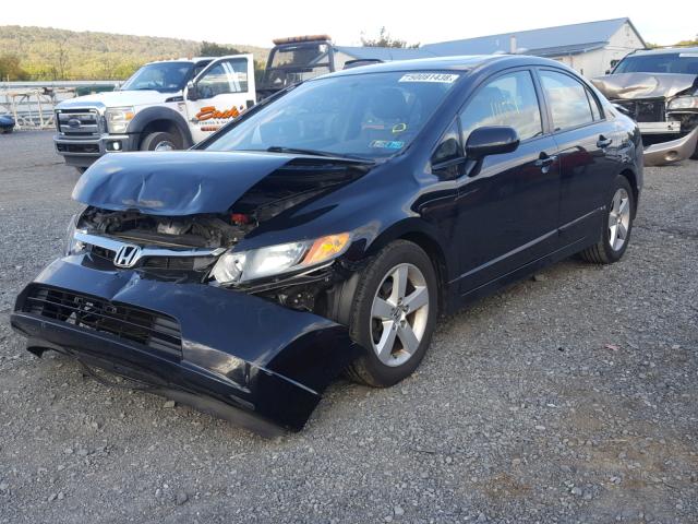 2HGFA16968H319284 - 2008 HONDA CIVIC EXL 黑色 照片 2