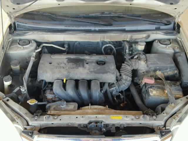 2T1BR32E95C448095 - 2005 TOYOTA COROLLA CE GOLD photo 7