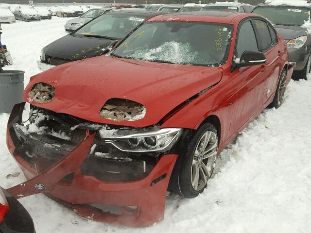 WBA3A5C5XCF346490 - 2012 BMW 328 I RED photo 2