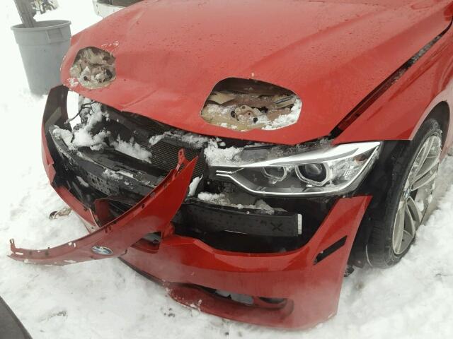 WBA3A5C5XCF346490 - 2012 BMW 328 I RED photo 9