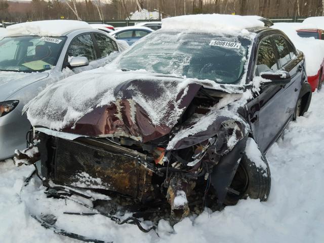 1FAHP2EWXBG107256 - 2011 FORD TAURUS SEL MAROON photo 2