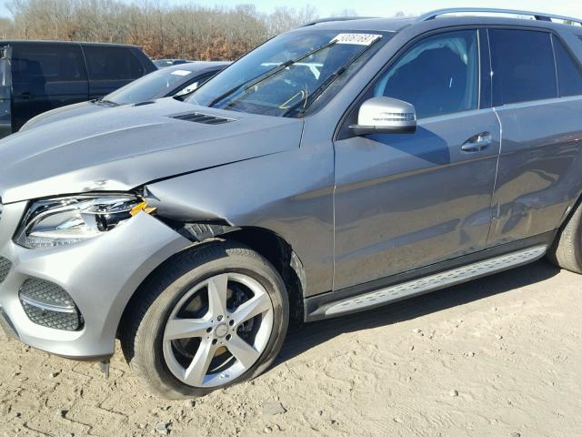 4JGDA5HB3GA746699 - 2016 MERCEDES-BENZ GLE 350 4M GRAY photo 9