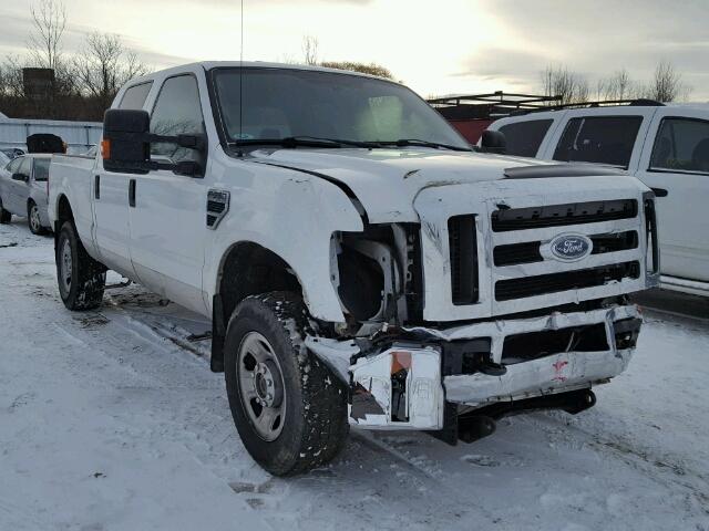 1FTWW31589EA42145 - 2009 FORD F350 SUPER WHITE photo 1