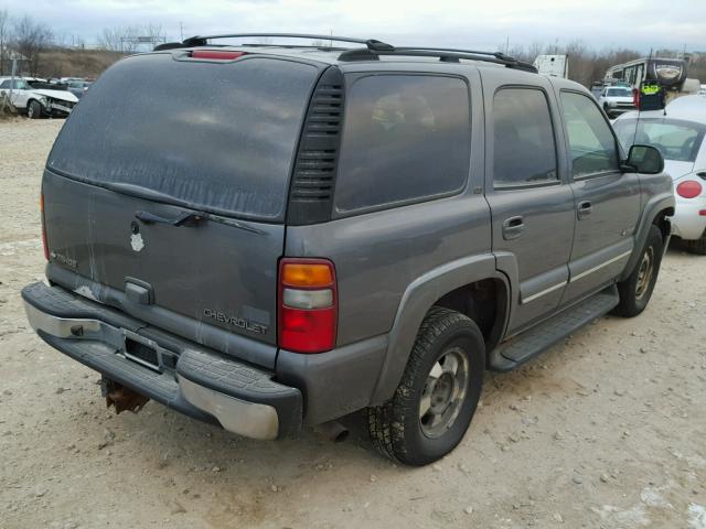 1GNEK13Z82J178405 - 2002 CHEVROLET TAHOE K150 GRAY photo 4