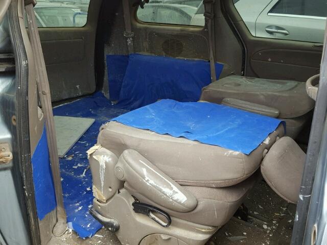 1D4GP25R73B190467 - 2003 DODGE CARAVAN SE BLUE photo 6