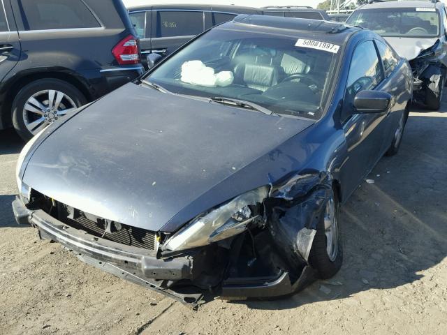 1HGCM72643A027231 - 2003 HONDA ACCORD EX BLACK photo 2