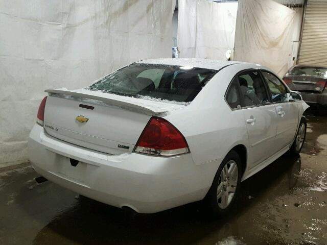 2G1WG5E33C1133827 - 2012 CHEVROLET IMPALA LT WHITE photo 4