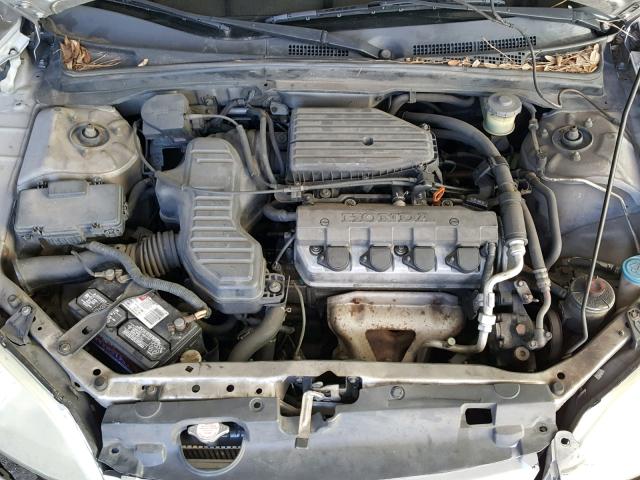 2HGES16583H529366 - 2003 HONDA CIVIC LX SILVER photo 7