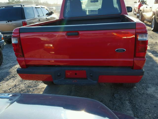 1FTYR10U04PA09456 - 2004 FORD RANGER RED photo 6