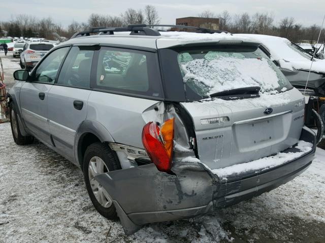 4S4BP61C257388617 - 2005 SUBARU LEGACY OUT GRAY photo 3