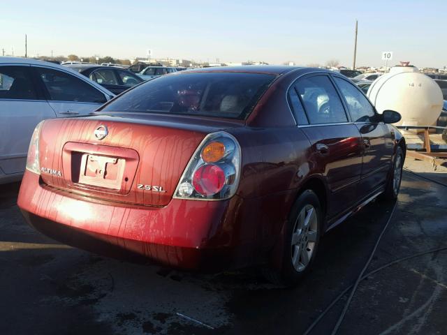 1N4AL11DX2C253689 - 2002 NISSAN ALTIMA BAS MAROON photo 4