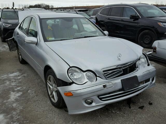 WDBRF92J06F741124 - 2006 MERCEDES-BENZ C GENERATI SILVER photo 1