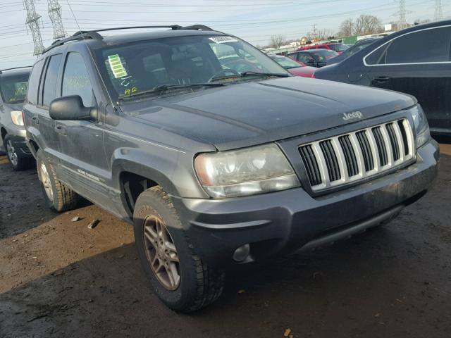 1J4GX48S24C371019 - 2004 JEEP GRAND CHER GRAY photo 1