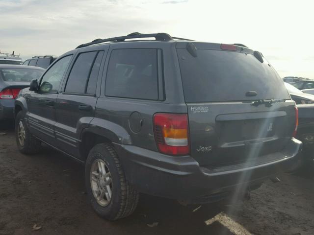 1J4GX48S24C371019 - 2004 JEEP GRAND CHER GRAY photo 3