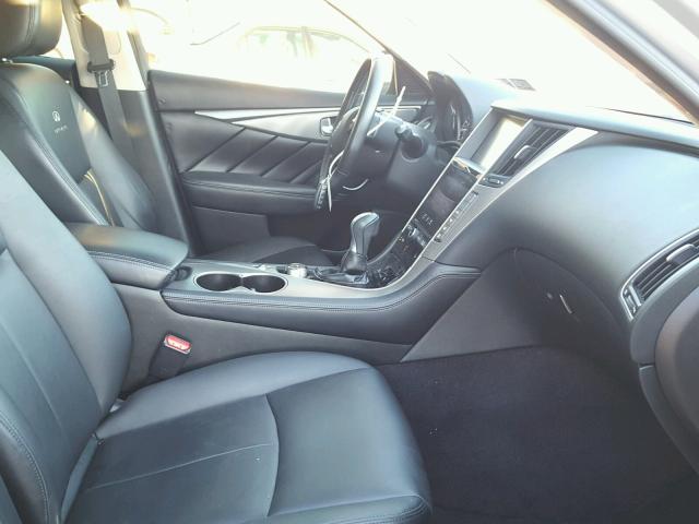 JN1BV7AR3EM691575 - 2014 INFINITI Q50 BASE Plata foto 5