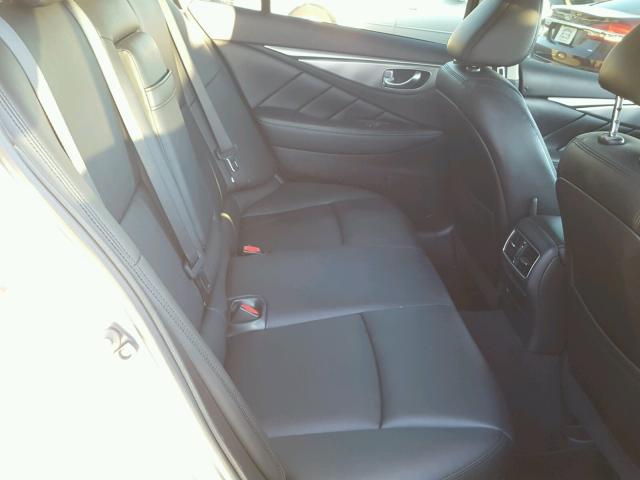 JN1BV7AR3EM691575 - 2014 INFINITI Q50 BASE Plata foto 6