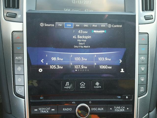 JN1BV7AR3EM691575 - 2014 INFINITI Q50 BASE Plata foto 9