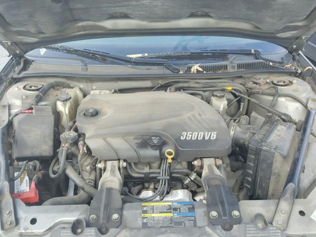 2G1WT58K179214914 - 2007 CHEVROLET IMPALA LT GRAY photo 7