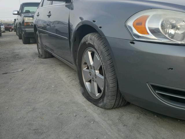 2G1WT58K179214914 - 2007 CHEVROLET IMPALA LT GRAY photo 9