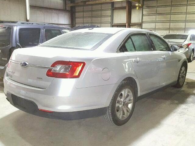 1FAHP2EW6AG142830 - 2010 FORD TAURUS SEL SILVER photo 4