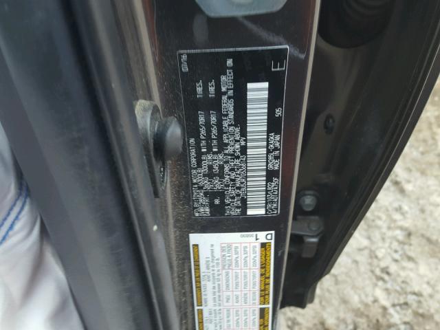 JTEBU5JR7G5368143 - 2016 TOYOTA 4RUNNER SR GRAY photo 10