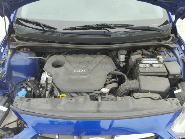 KMHCT5AE0DU127515 - 2013 HYUNDAI ACCENT GLS BLUE photo 7