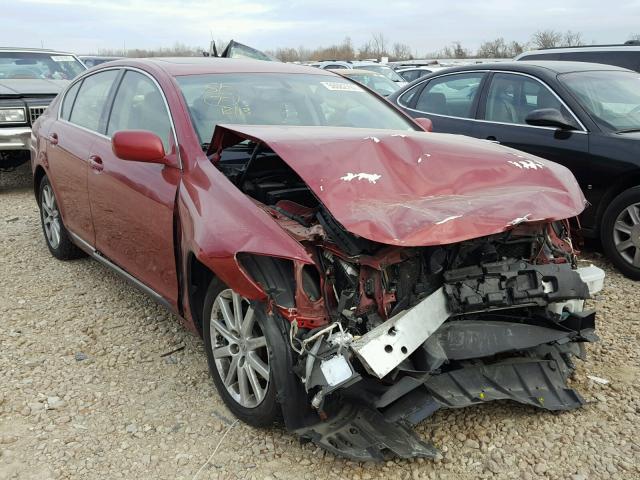 JTHCH96S460020777 - 2006 LEXUS GS GENERAT MAROON photo 1