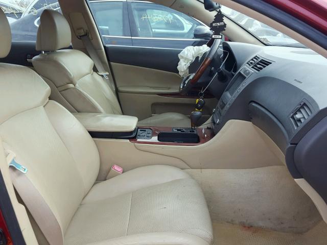 JTHCH96S460020777 - 2006 LEXUS GS GENERAT MAROON photo 5