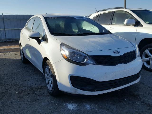 KNADM4A37F6487304 - 2015 KIA RIO LX GRAY photo 1