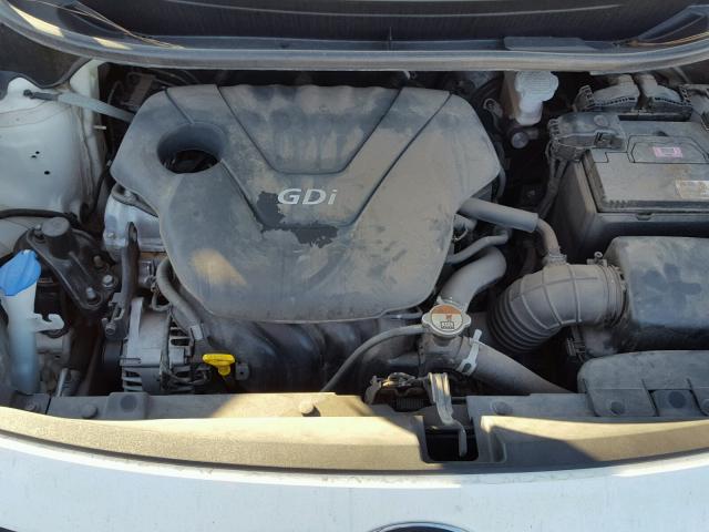 KNADM4A37F6487304 - 2015 KIA RIO LX GRAY photo 7