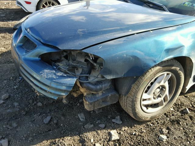 1G2NE52F12C311786 - 2002 PONTIAC GRAND AM S GREEN photo 9