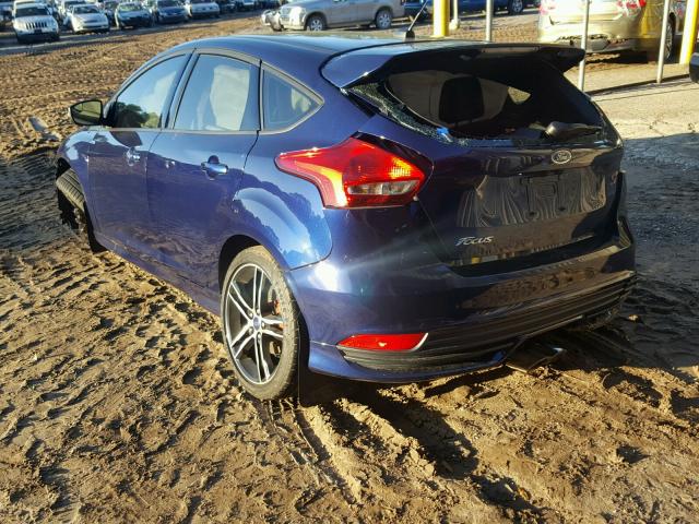 1FADP3L9XGL203470 - 2016 FORD FOCUS ST BLUE photo 3