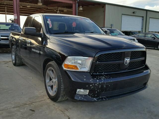 1C6RD6FT6CS216077 - 2012 DODGE RAM 1500 S BLACK photo 1