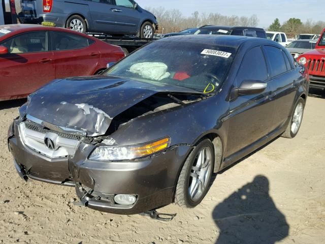 19UUA66258A017331 - 2008 ACURA TL SILVER photo 2